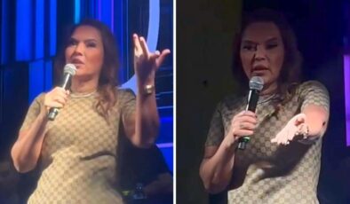 Demet Akalın sahnede çılgına döndü! Dinleyiciye ağzına geleni söyledi