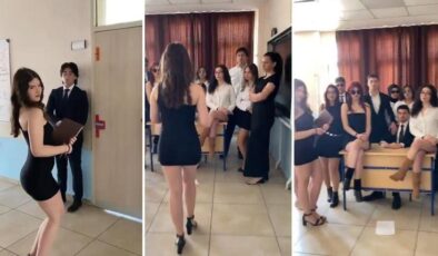 İzmir’de lise öğrencilerinin çektiği video izleyenleri ikiye böldü 