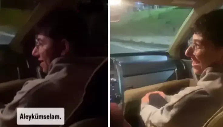 Otostop çekip arabasına bindikleri kişinin kim olduğunu öğrenince büyük şaşkınlık yaşadılar